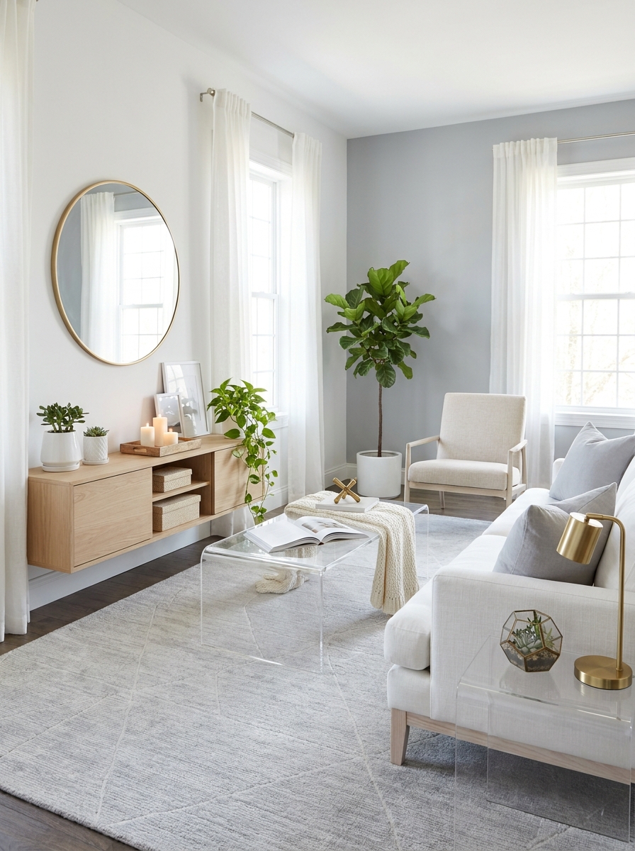 Choose Clear or Glass Furniture Pieces