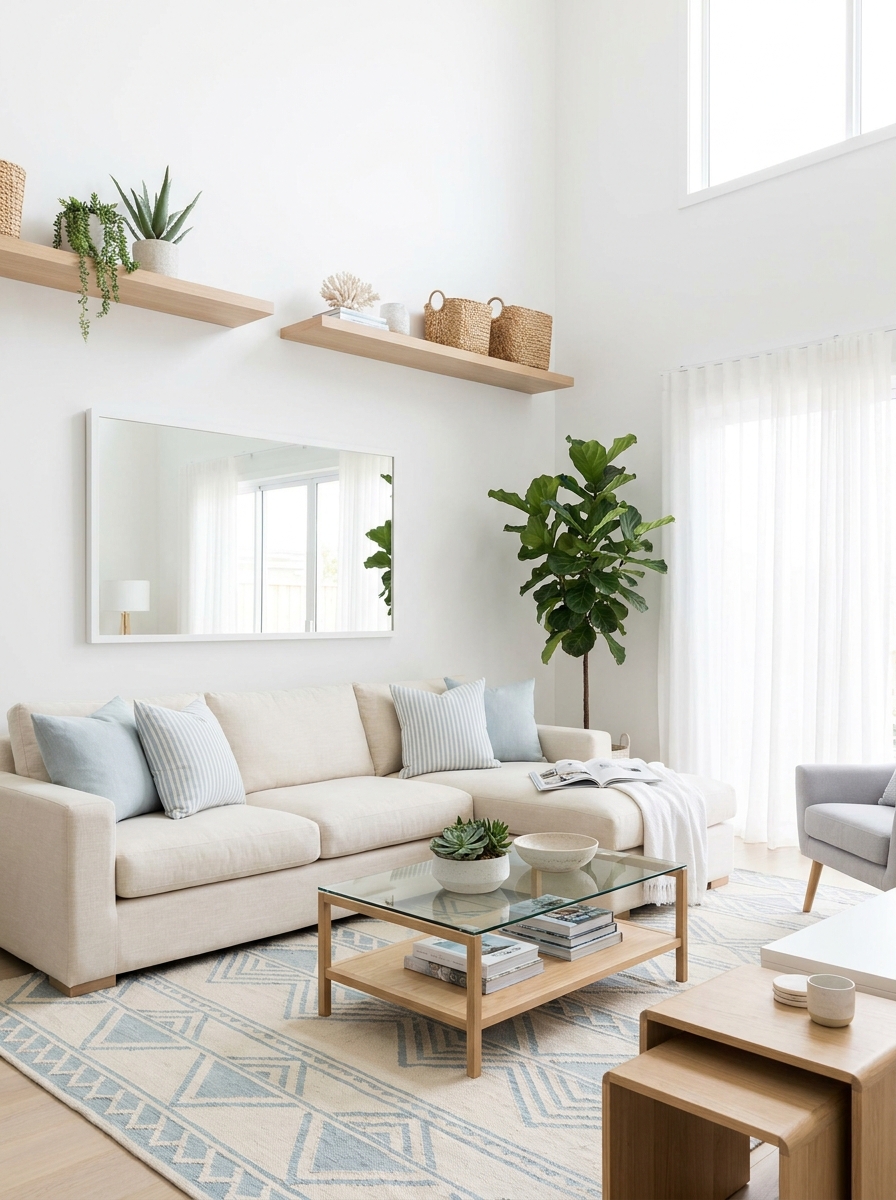 Use Low-Profile Furniture to Emphasize Ceiling Height