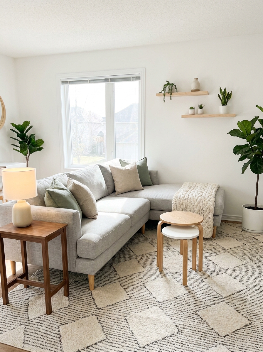 Skip the Coffee Table (Or Go Really Small)