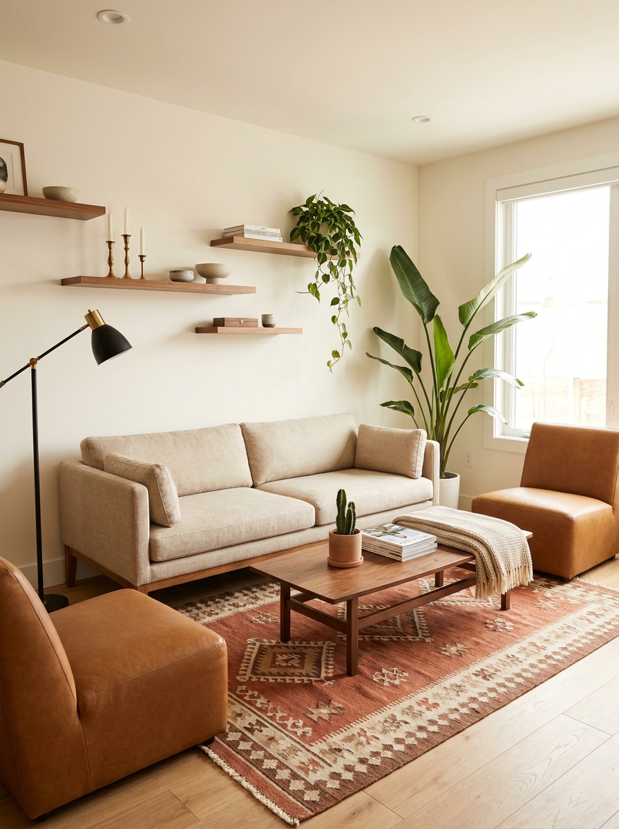 Create the Illusion of Height with Low-Profile Furniture