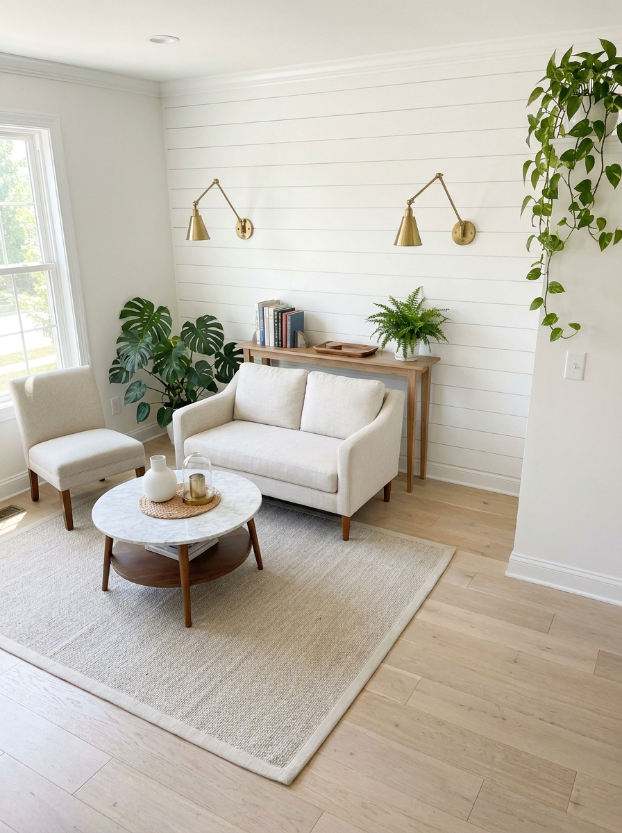 Install Sconces or Wall Lights to Free Up Surface Space