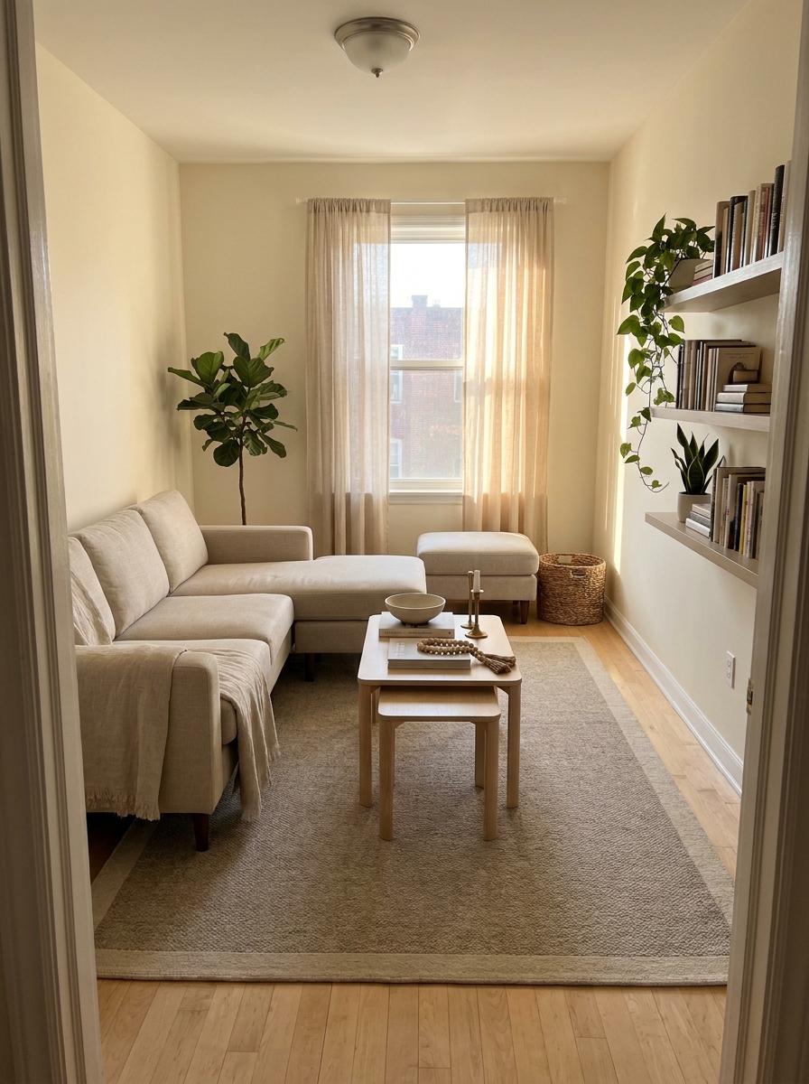 Place Your Largest Piece Along the Longest Wall