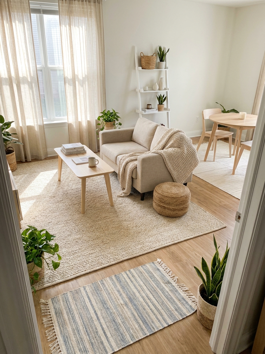 Define Zones with Rugs Instead of Walls