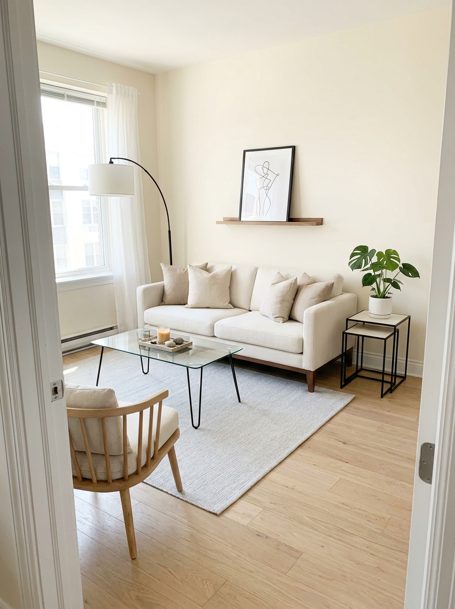Use Furniture with Visible Legs and Open Frames