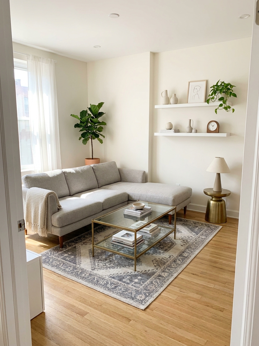 Choose a Small-Scale Sectional Over a Bulky Sofa