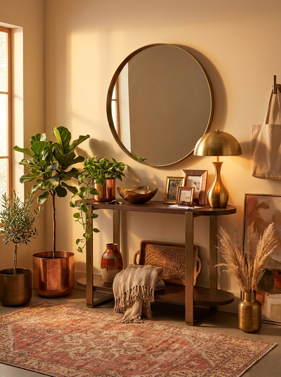 Warm Metals Mixed for Lived-In Luxury