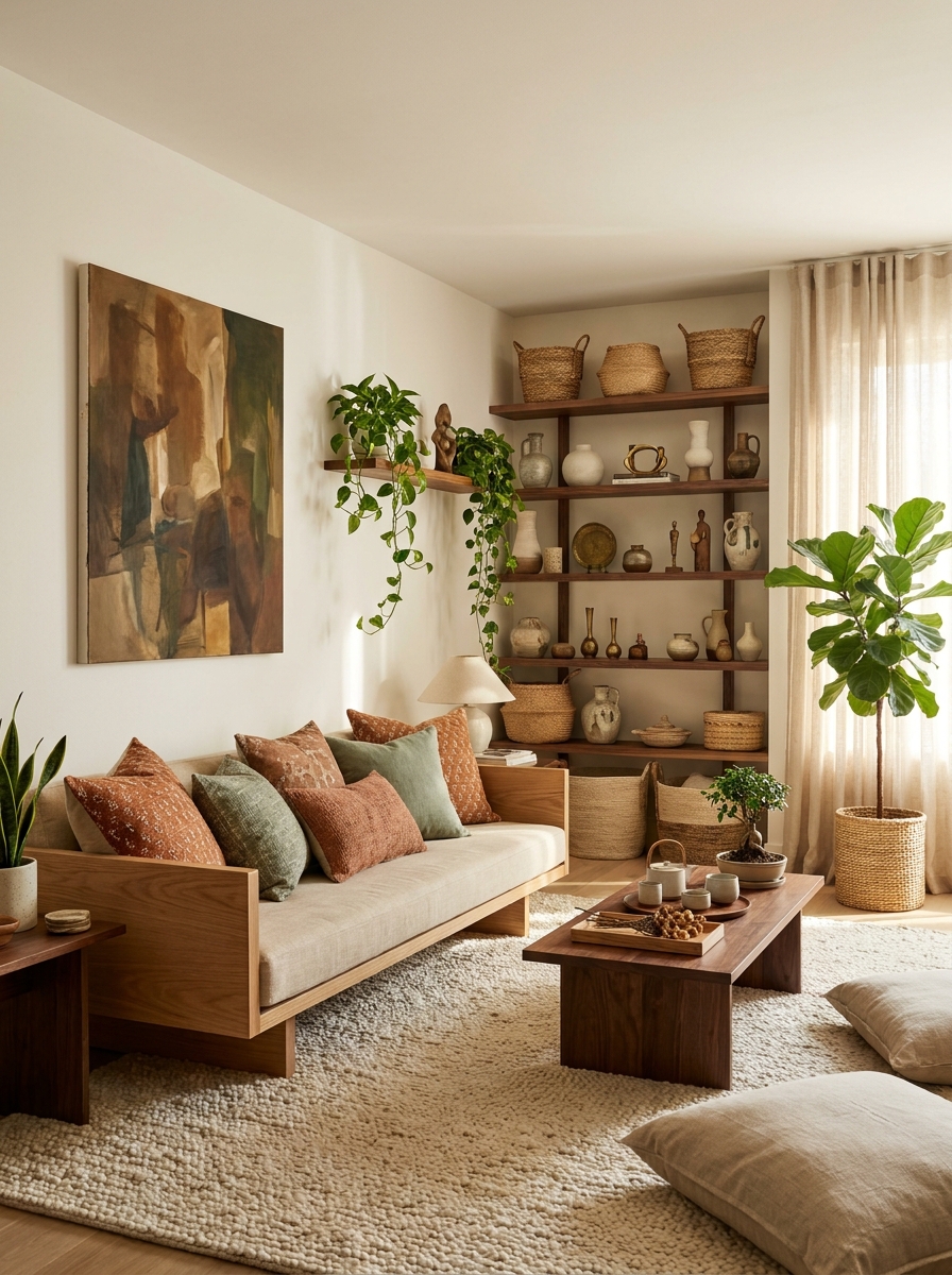 Japandi Meets Maximalism in Hybrid Spaces