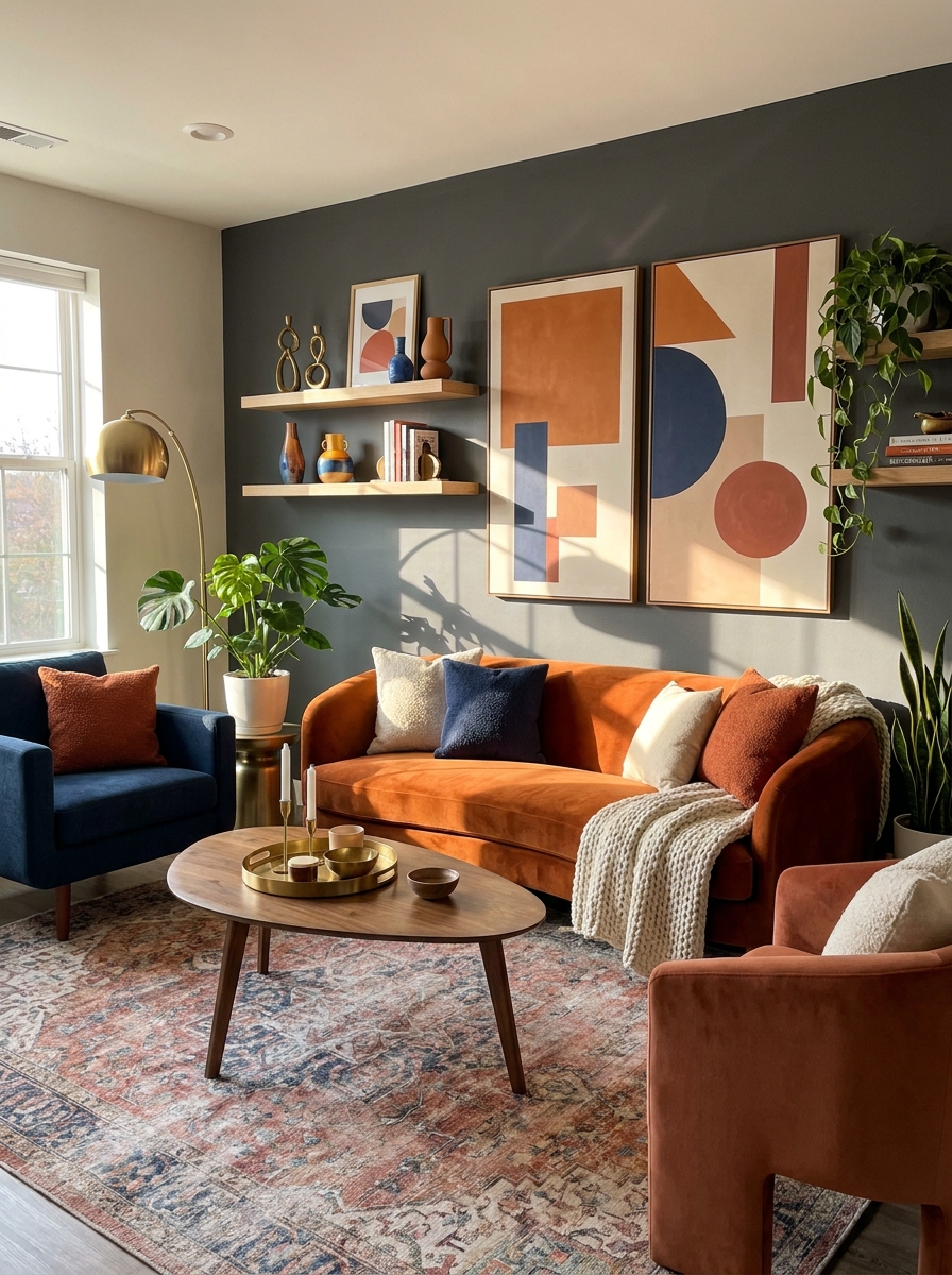 Dopamine Decor with Intentional Color Blocking