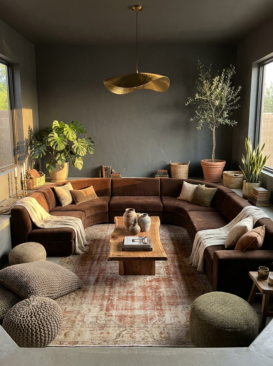 Conversation Pit Seating Makes a Chic Comeback
