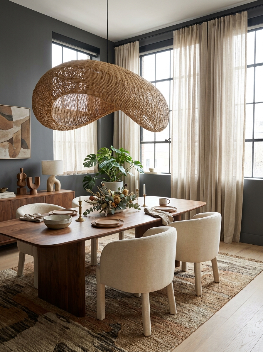 Organic Sculptural Lighting as Statement Art