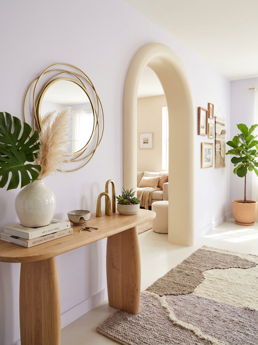 Curved Archways and Architectural Flow