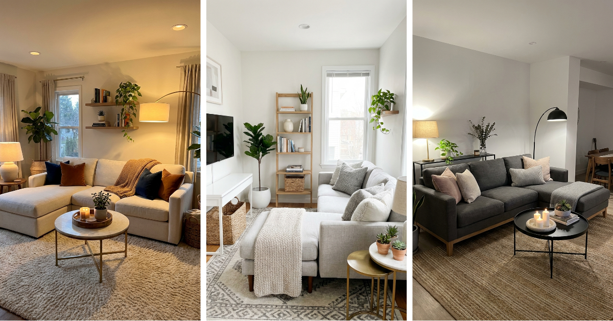 17 Gorgeous Small Living Room Ideas with a Sectional
