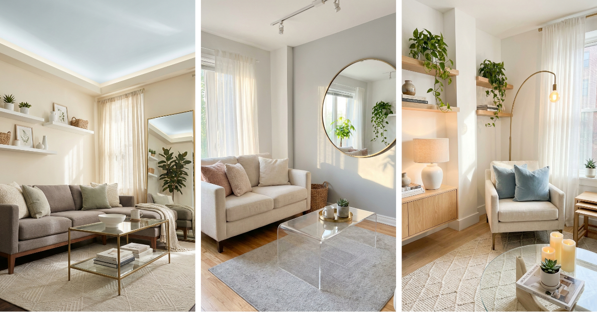 15 Genius Small Living Room Ideas That Transform Cramped to Cozy