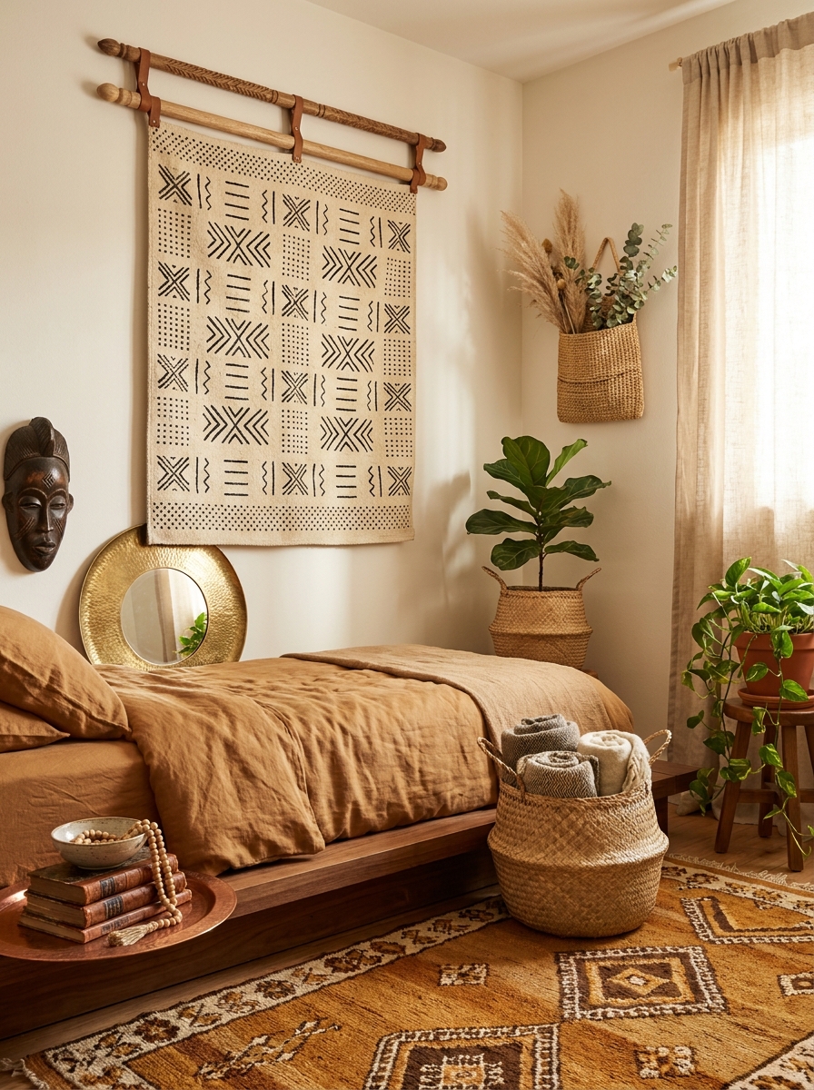 Statement Walls with African Textiles