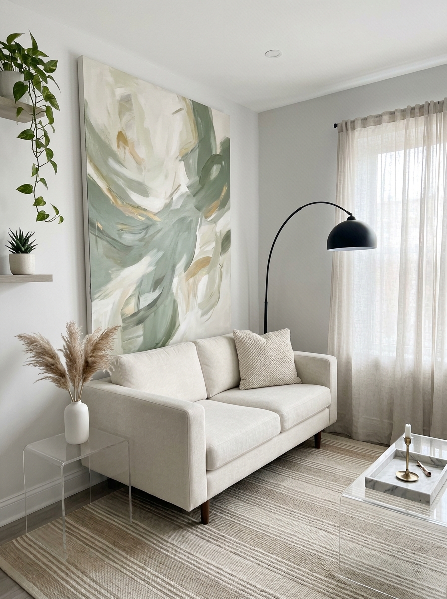 Embrace One Large Statement Piece Instead of Many Small Ones