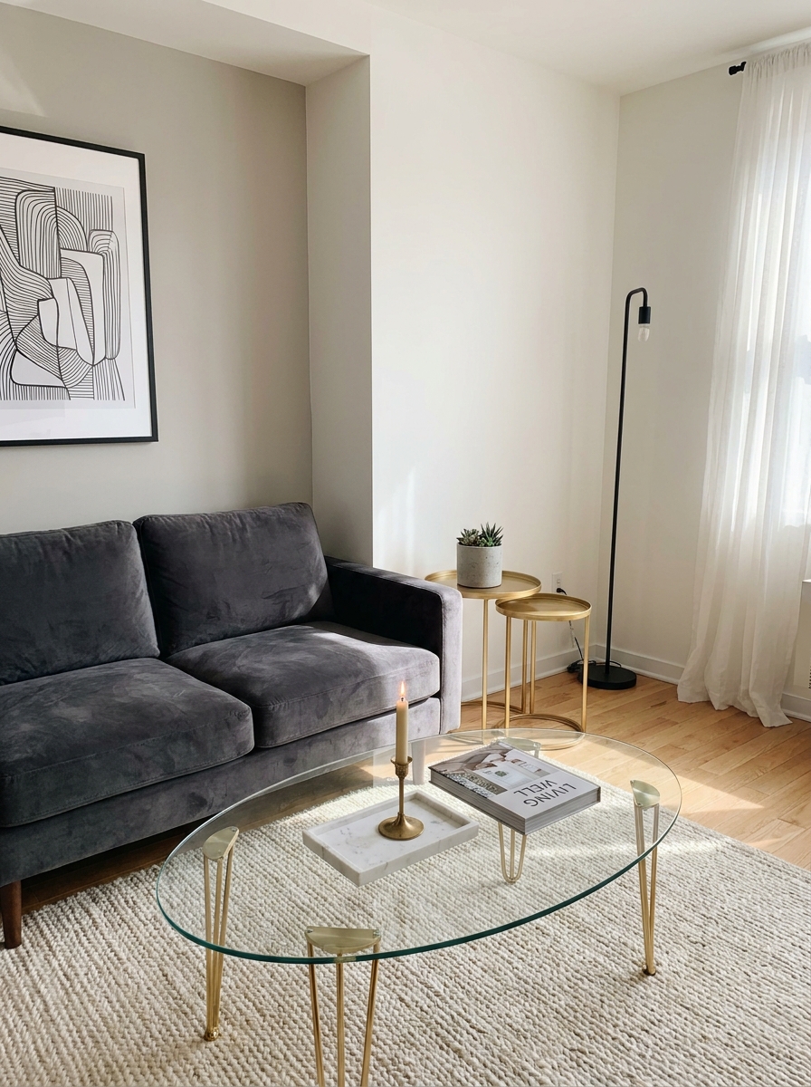 Choose a Glass or Lucite Coffee Table