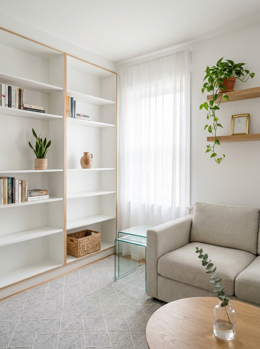 Go Vertical with Floor-to-Ceiling Shelving