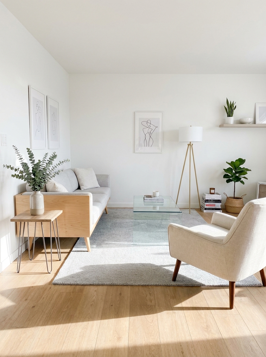 Stick to Leggy Furniture with Visible Floor Space