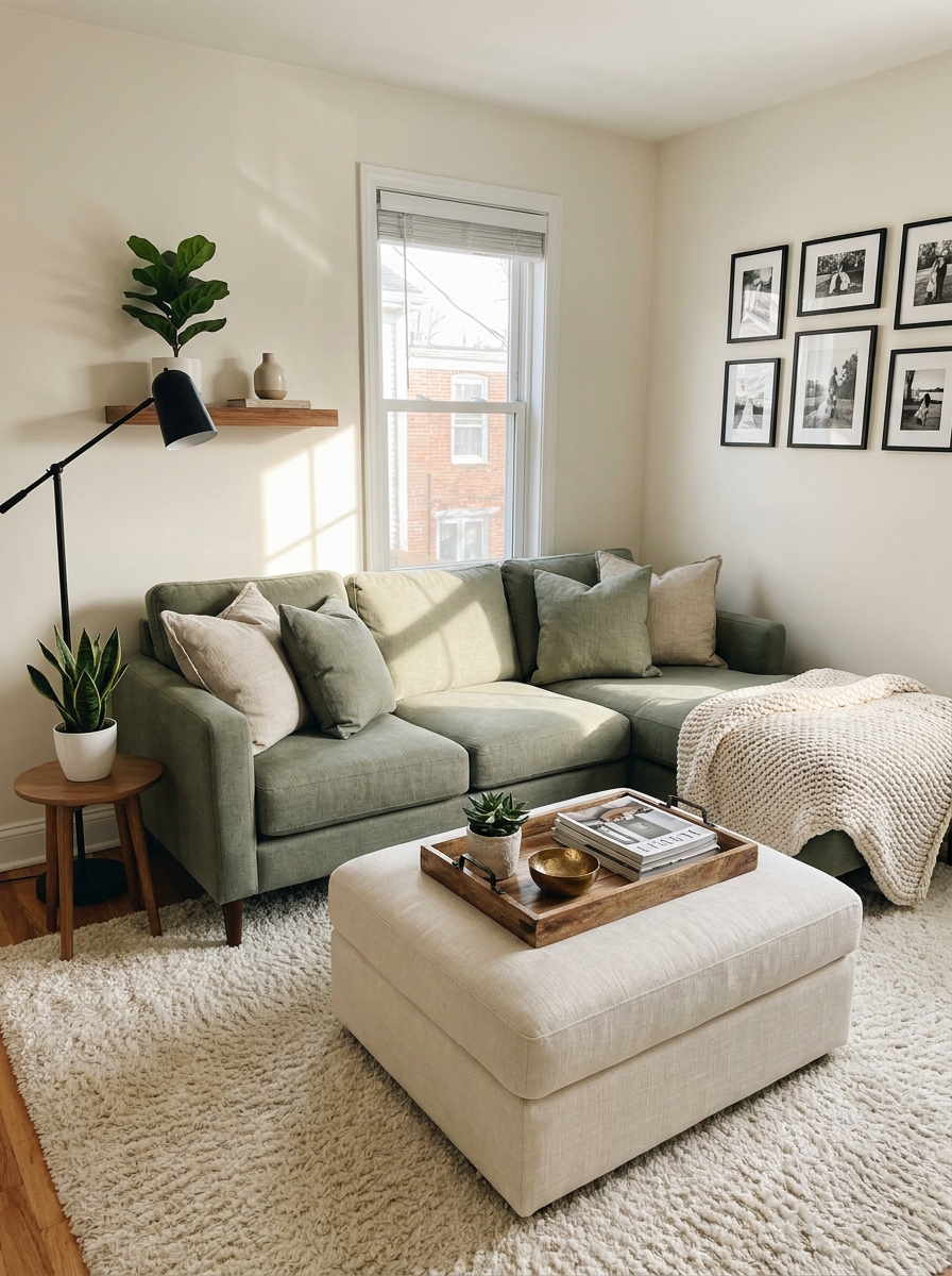 The Sectional-Plus-Ottoman Combo That Gives You Options