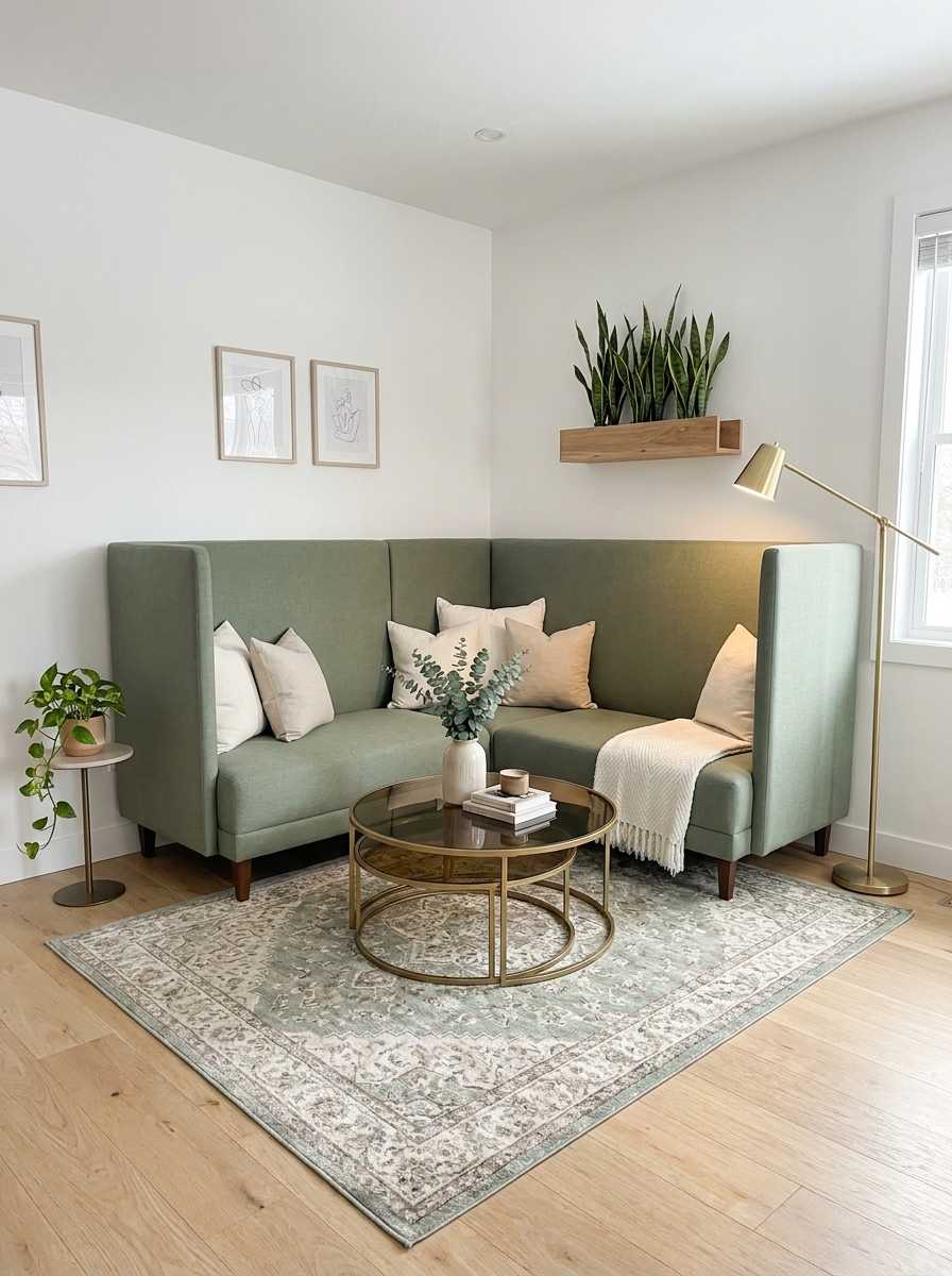 The High-Back Sectional That Creates Instant Coziness