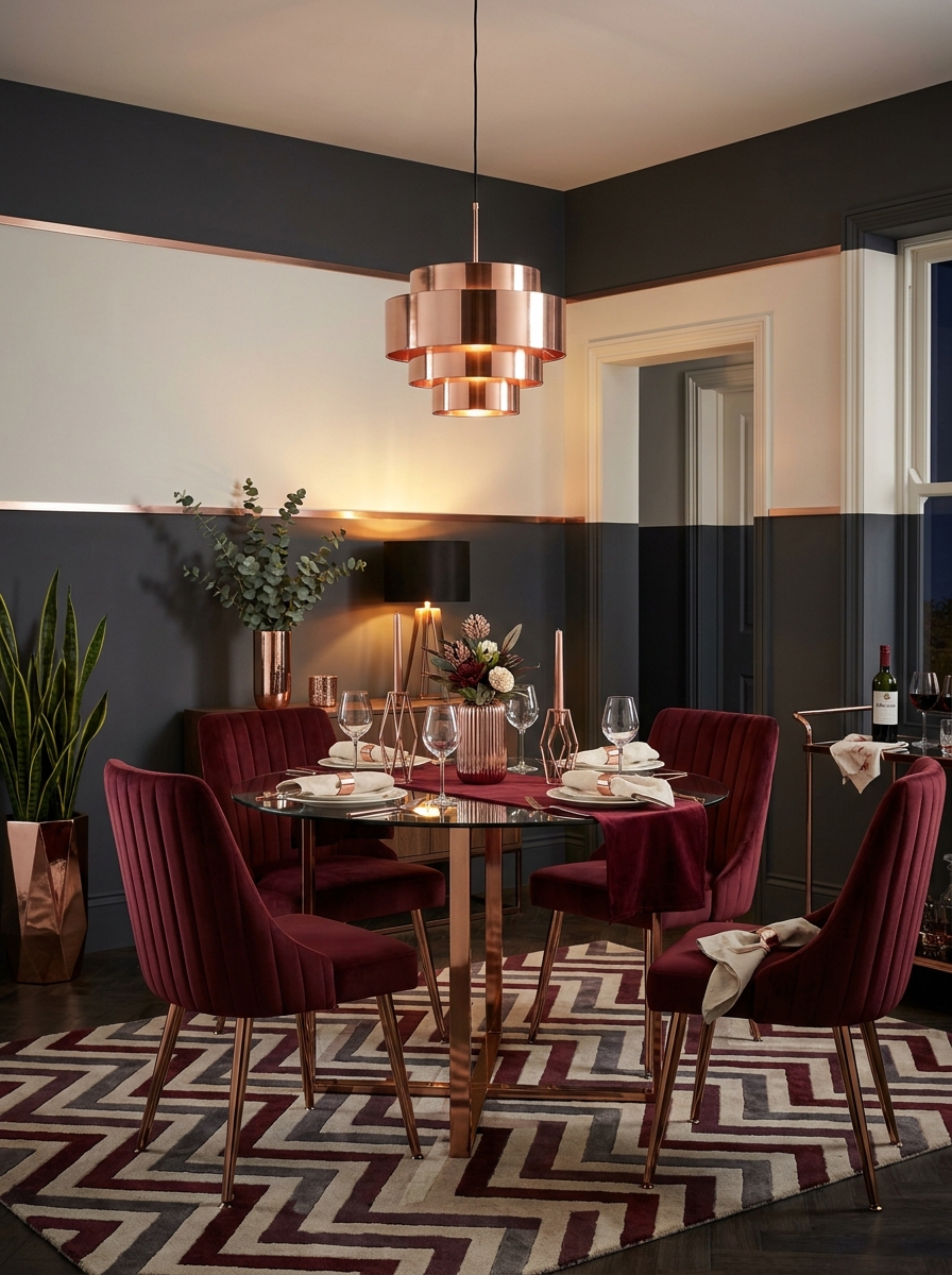 Two-Tone Color Blocking on Walls and Millwork