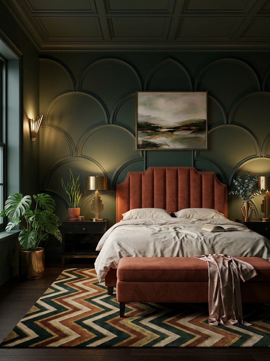 Scalloped Wall Treatments and Curved Architectural Details