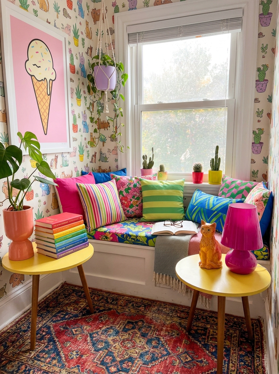Whimsical Reading Nooks Bursting with Personality