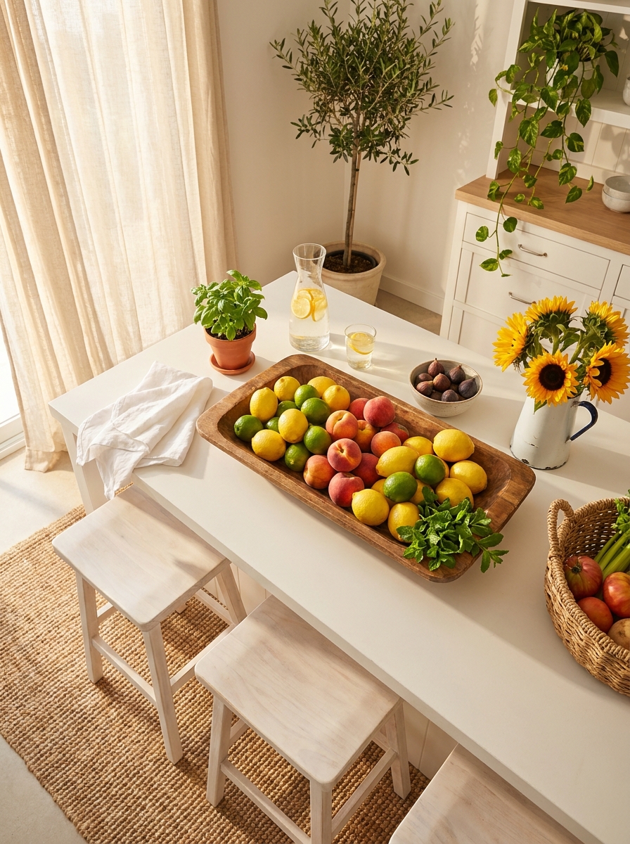Style a Wooden Tray with Fresh Summer Fruit
