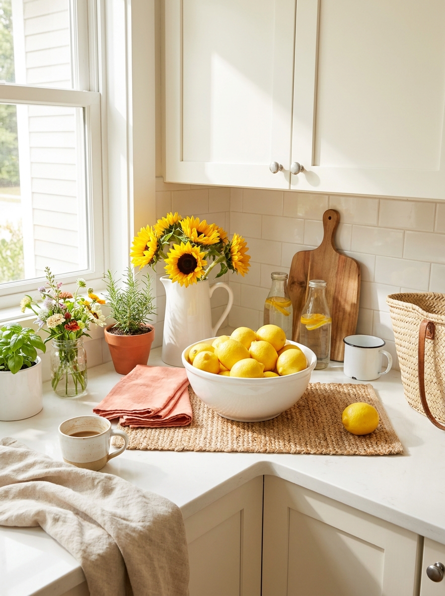 Place a Bowl of Fresh Lemons on Your Kitchen Counter