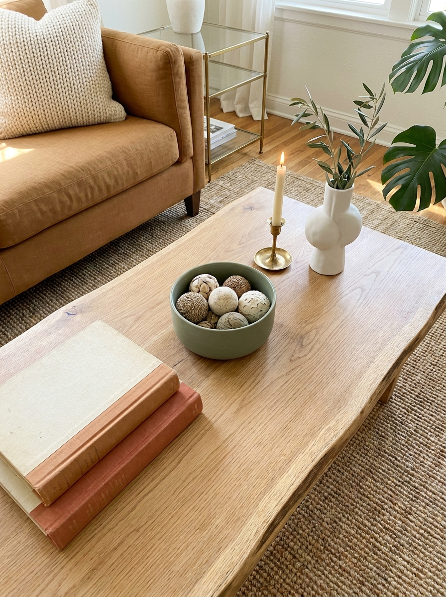 Style Your Coffee Table in Odd-Numbered Groups