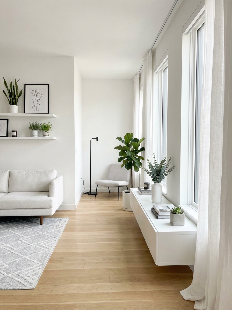 Keep Window Treatments Simple and Minimal to Maximize Natural Light