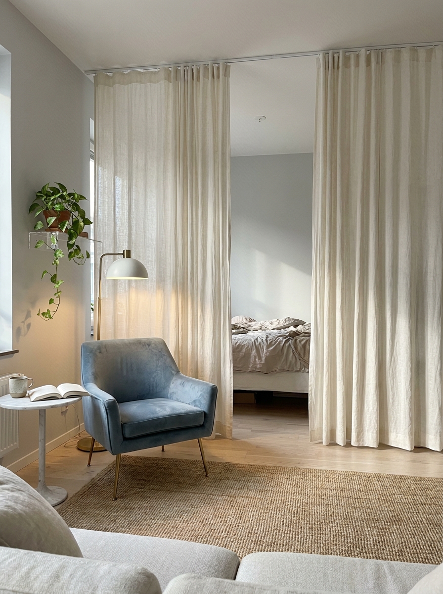 Floor-to-Ceiling Curtains That Aren't Just About the Windows