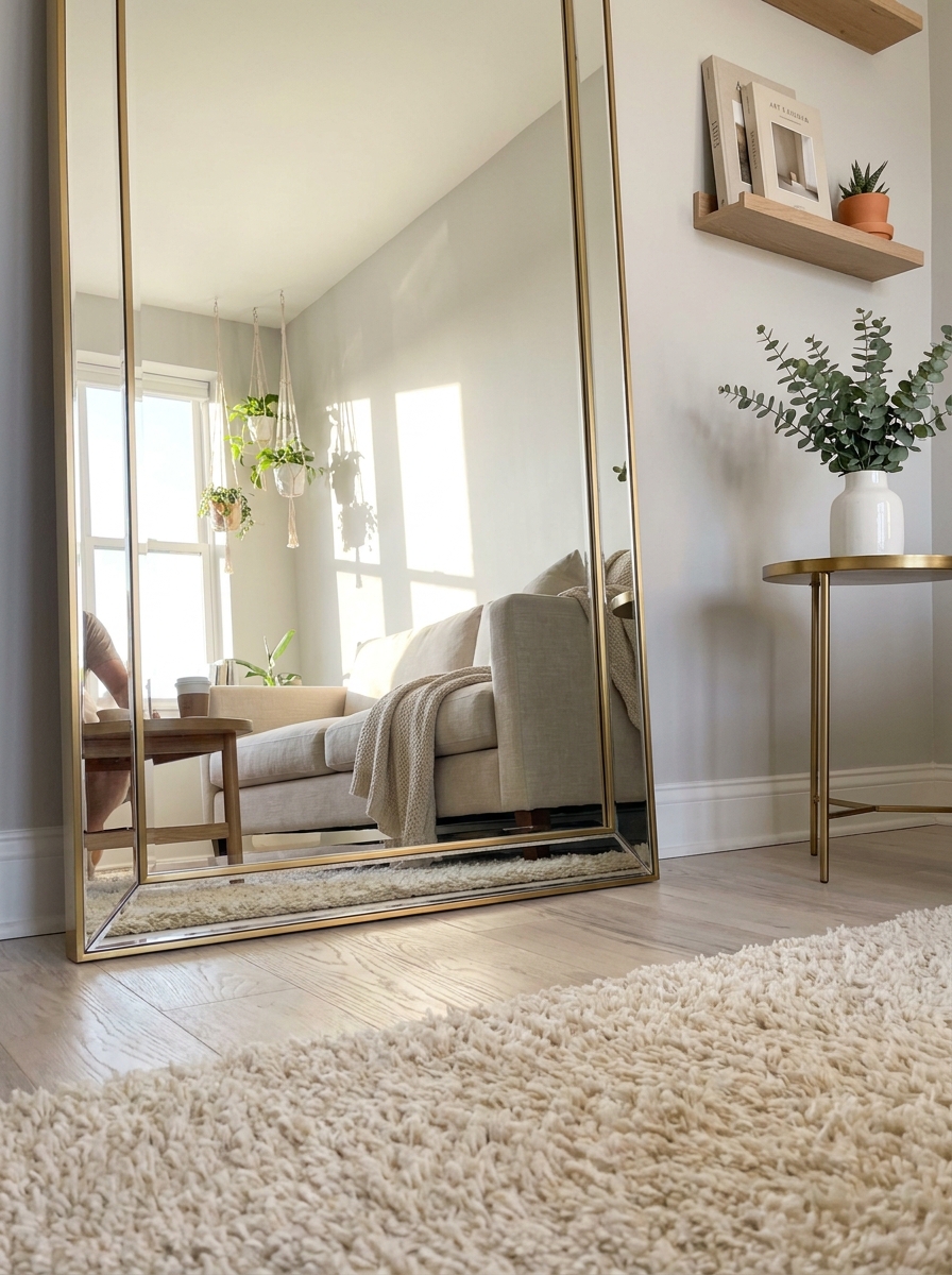 The Oversized Mirror Positioned Where It Matters Most