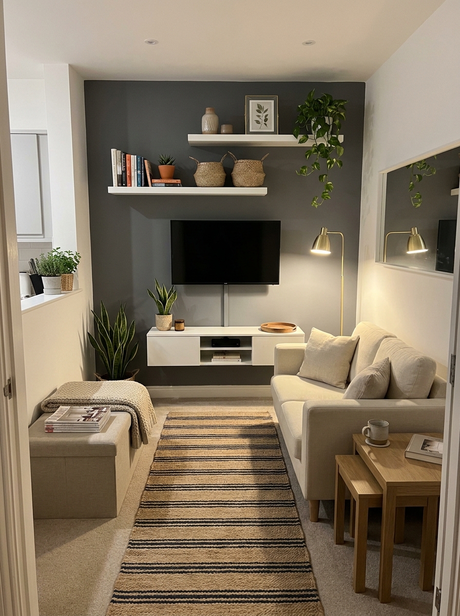 Designate One Wall as Your Activity Zone