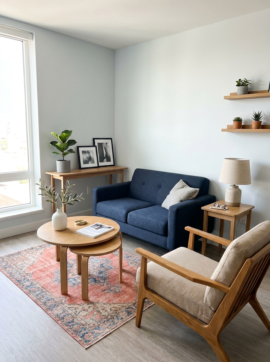 Position Furniture at Angles for Better Flow