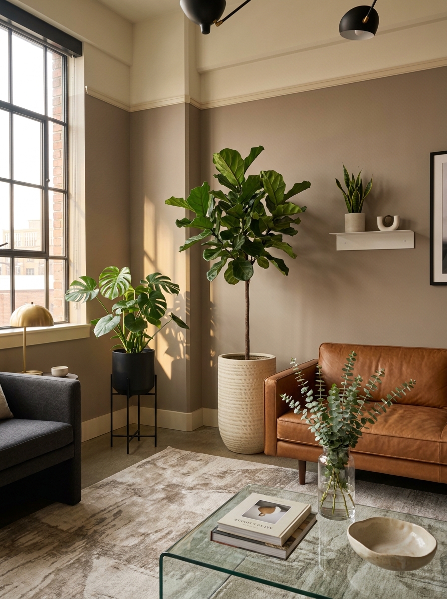 Layer in Living Greenery at Different Heights