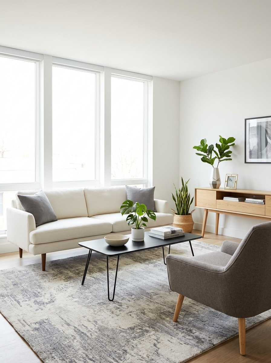 Choose Furniture with Exposed Legs for Airiness