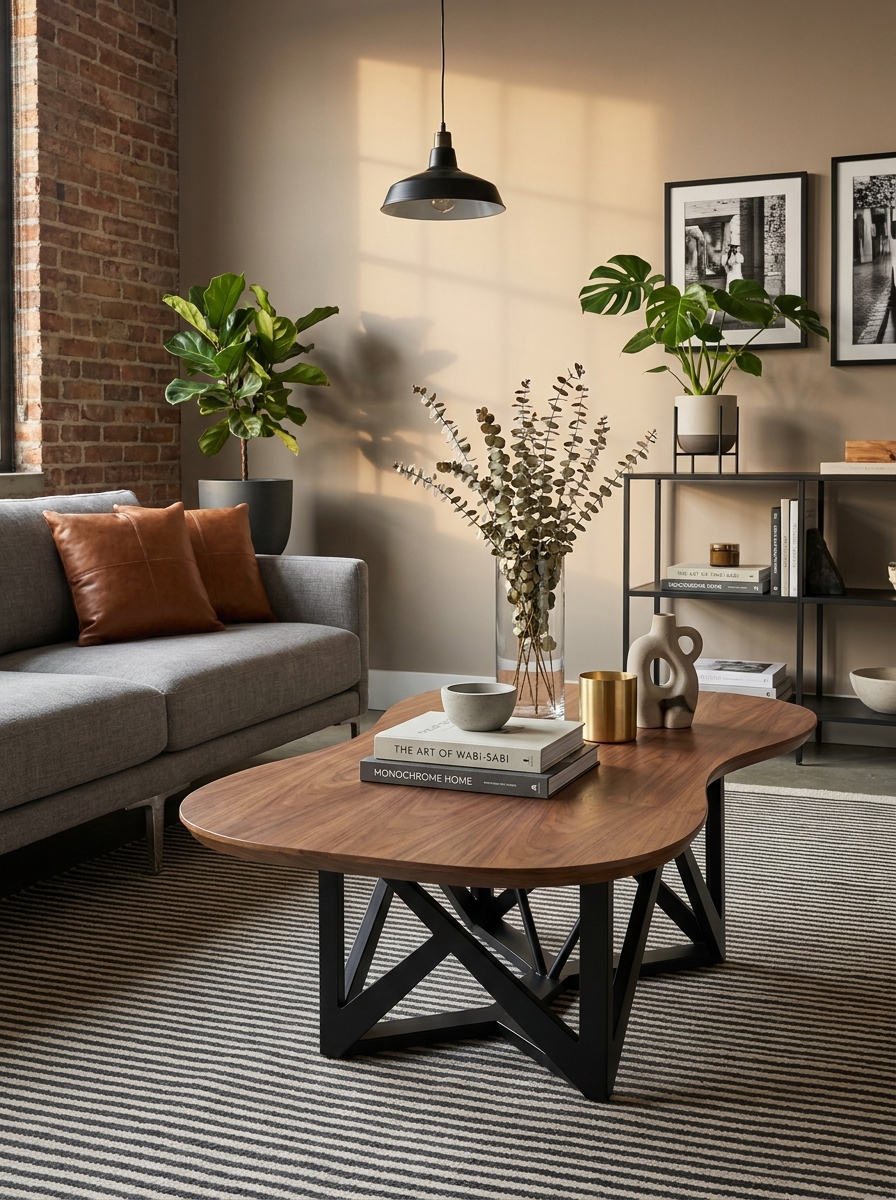 Anchor Your Seating with a Bold Coffee Table