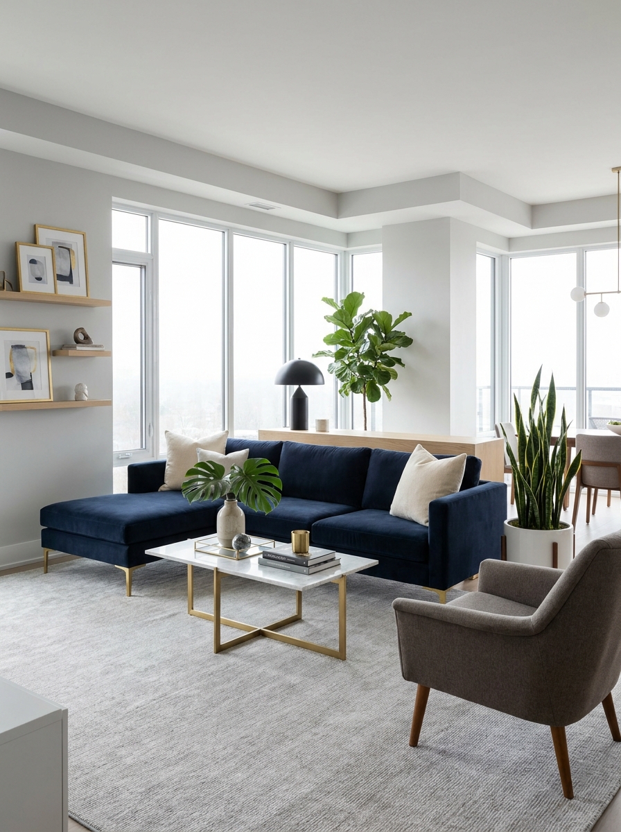 Define Zones with Strategic Furniture Placement