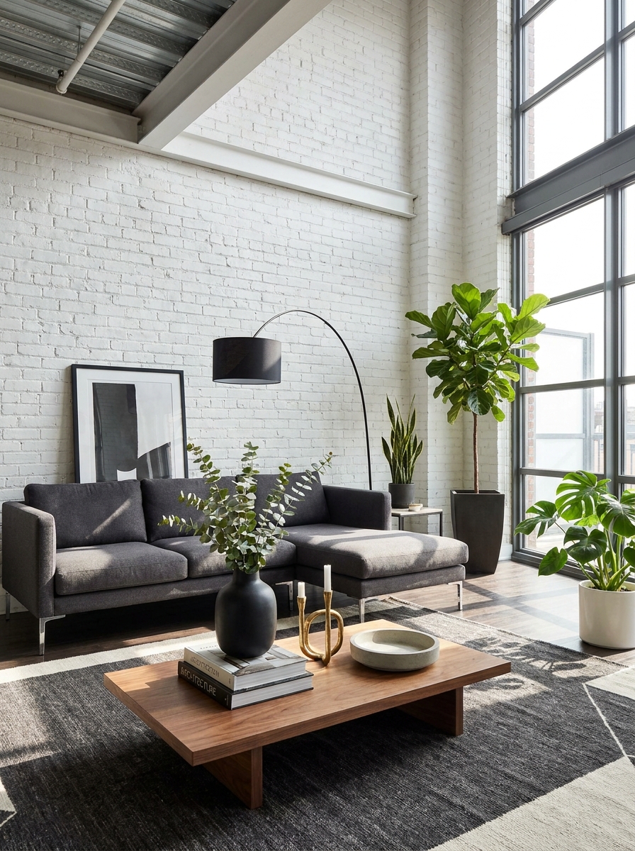 Use Low-Profile Furniture to Maximize Height