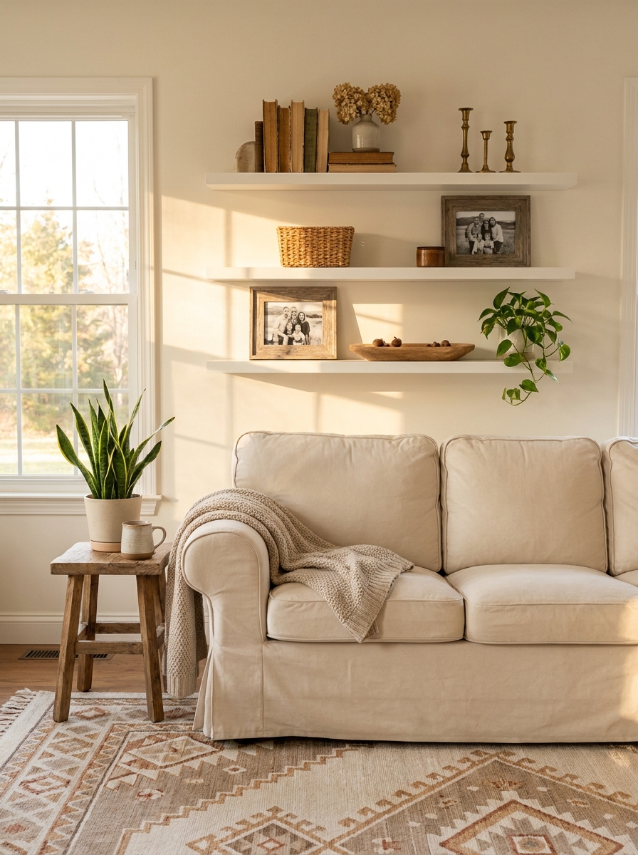 Hang Floating Shelves for Display and Storage