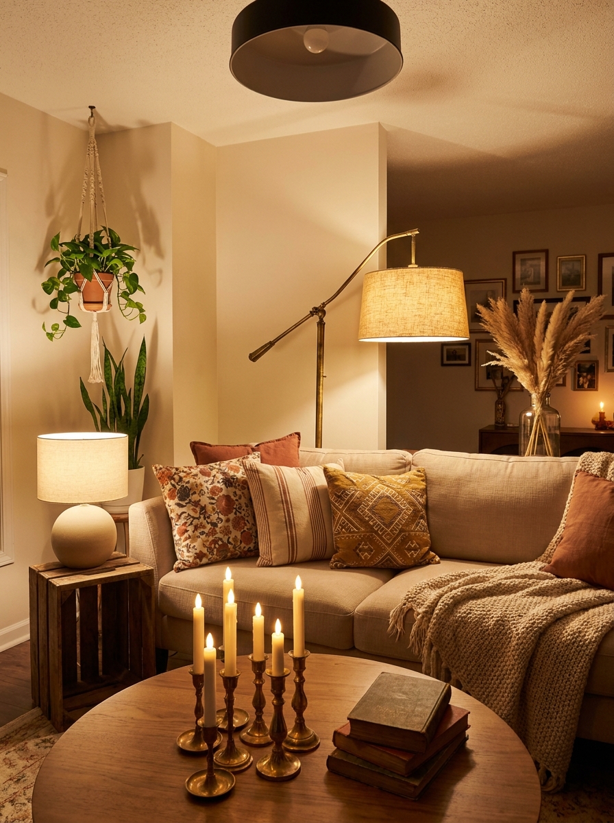 Add Warmth with Layered Lighting