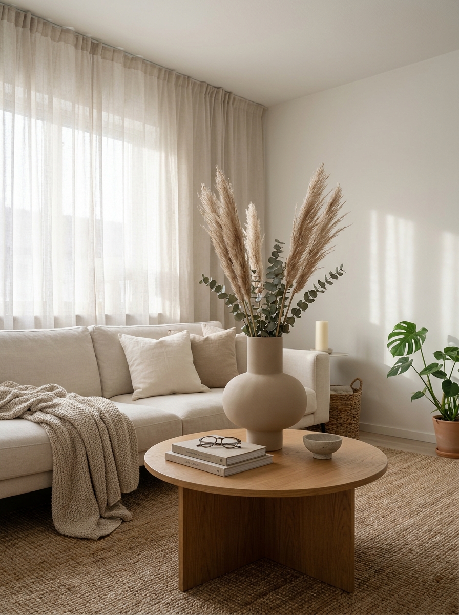 Anchor with One Sculptural Piece in the Room