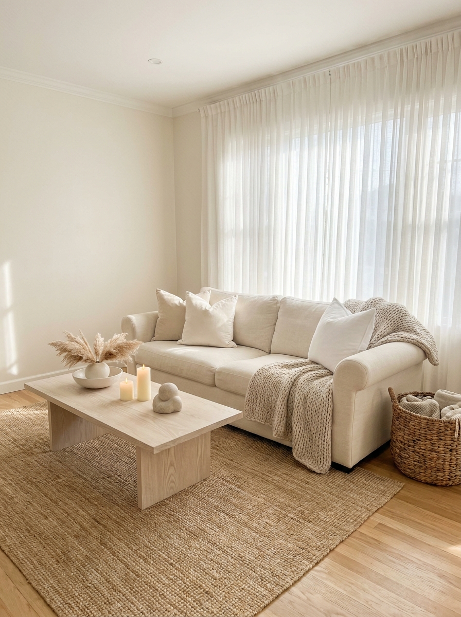 Layer Different Shades of White and Cream