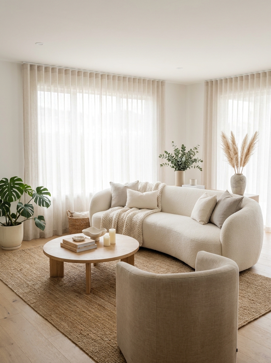Create Cozy Corners with Soft Curved Furniture
