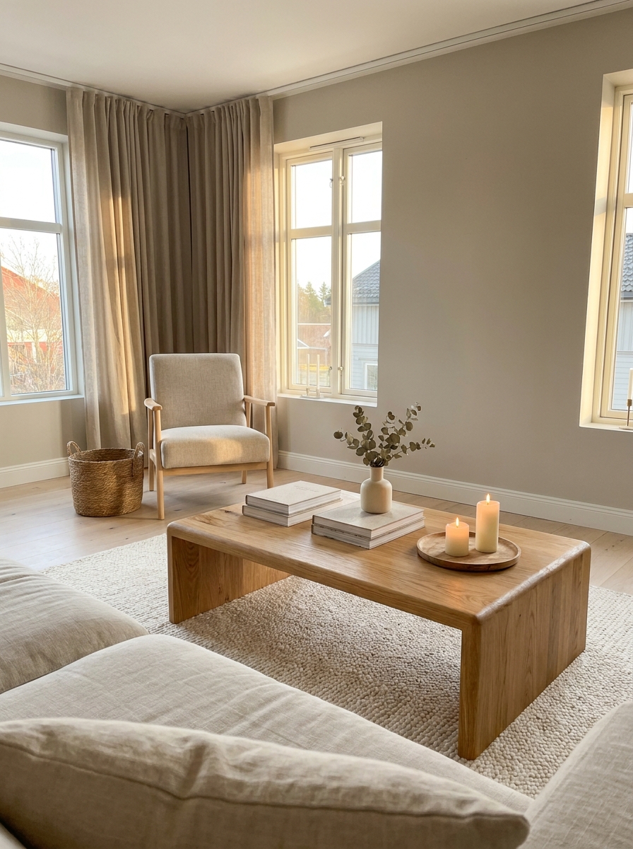 Bring in Natural Wood Tones for Warmth