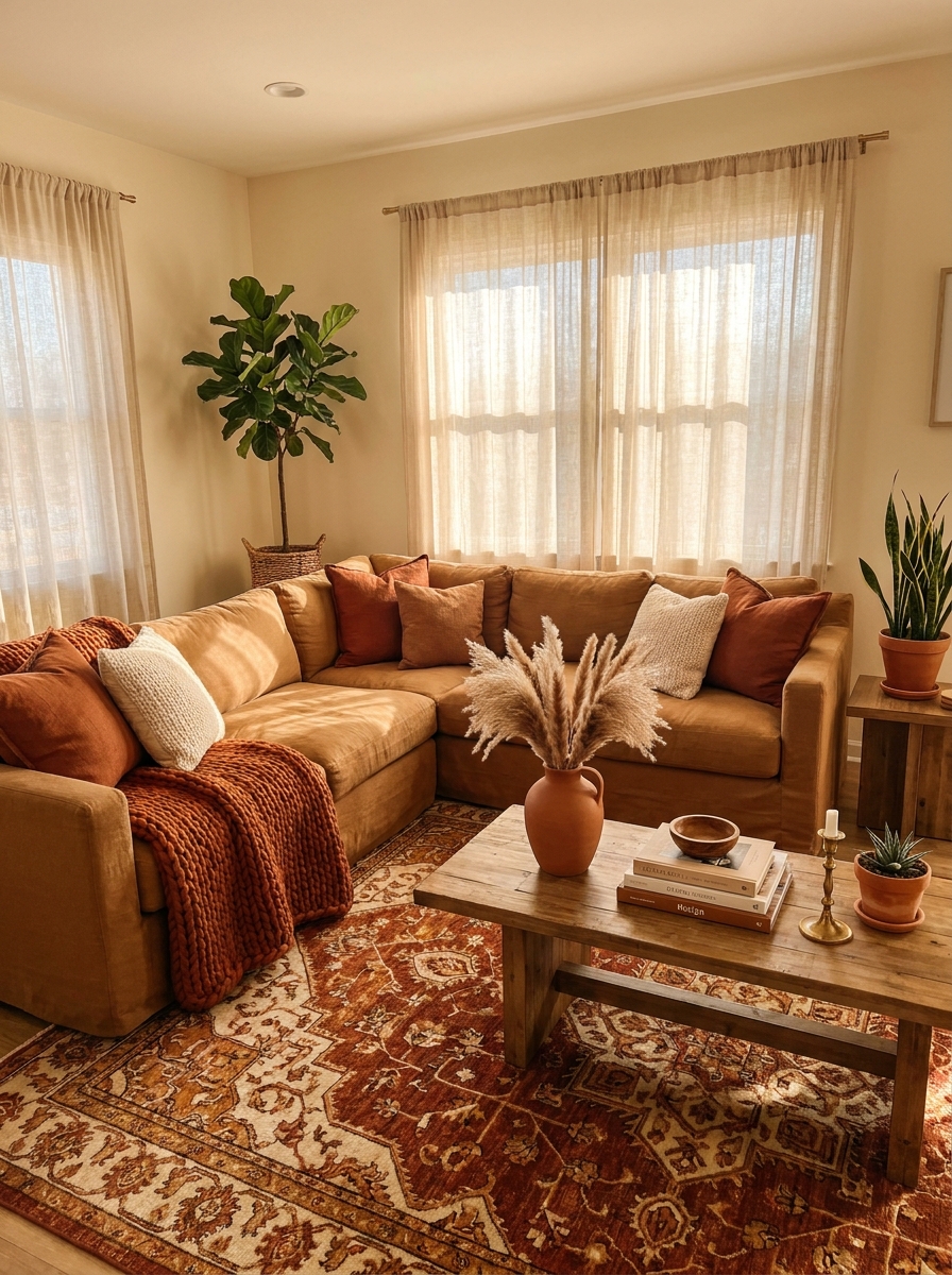 Use a Warm Color Palette That Wraps You Up