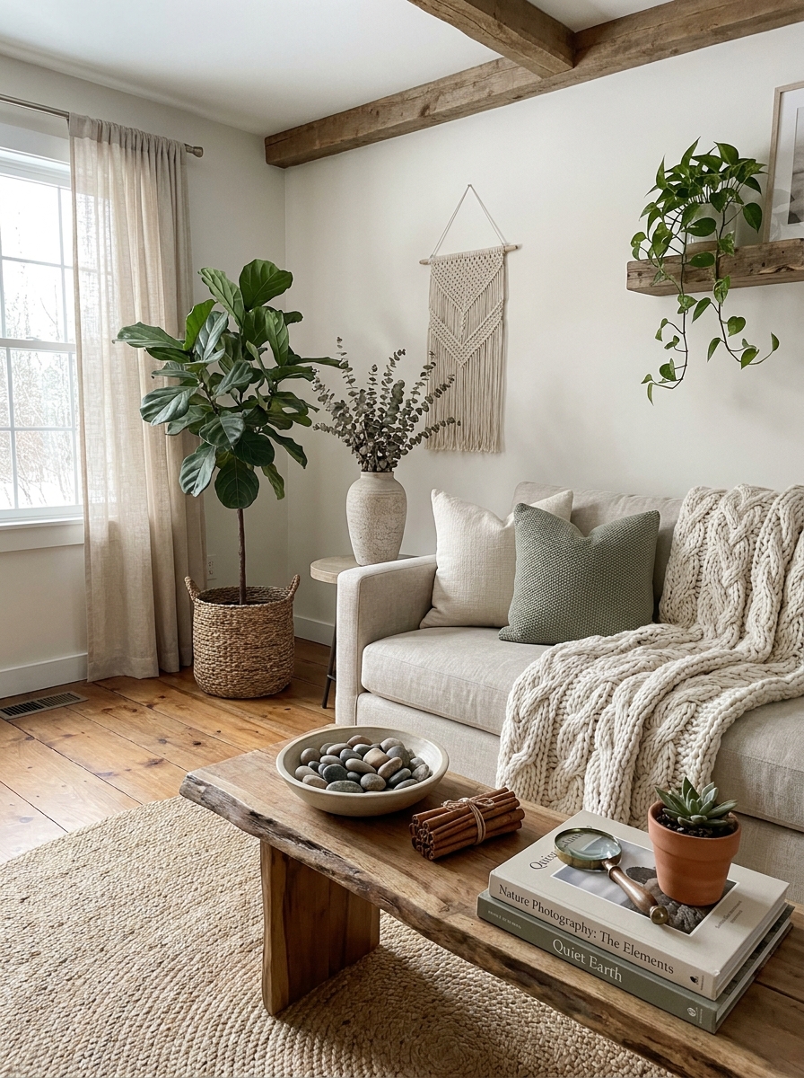 Bring the Outside In with Natural Elements