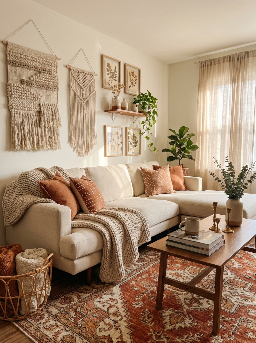 Add Texture with a Gallery Wall of Soft Elements