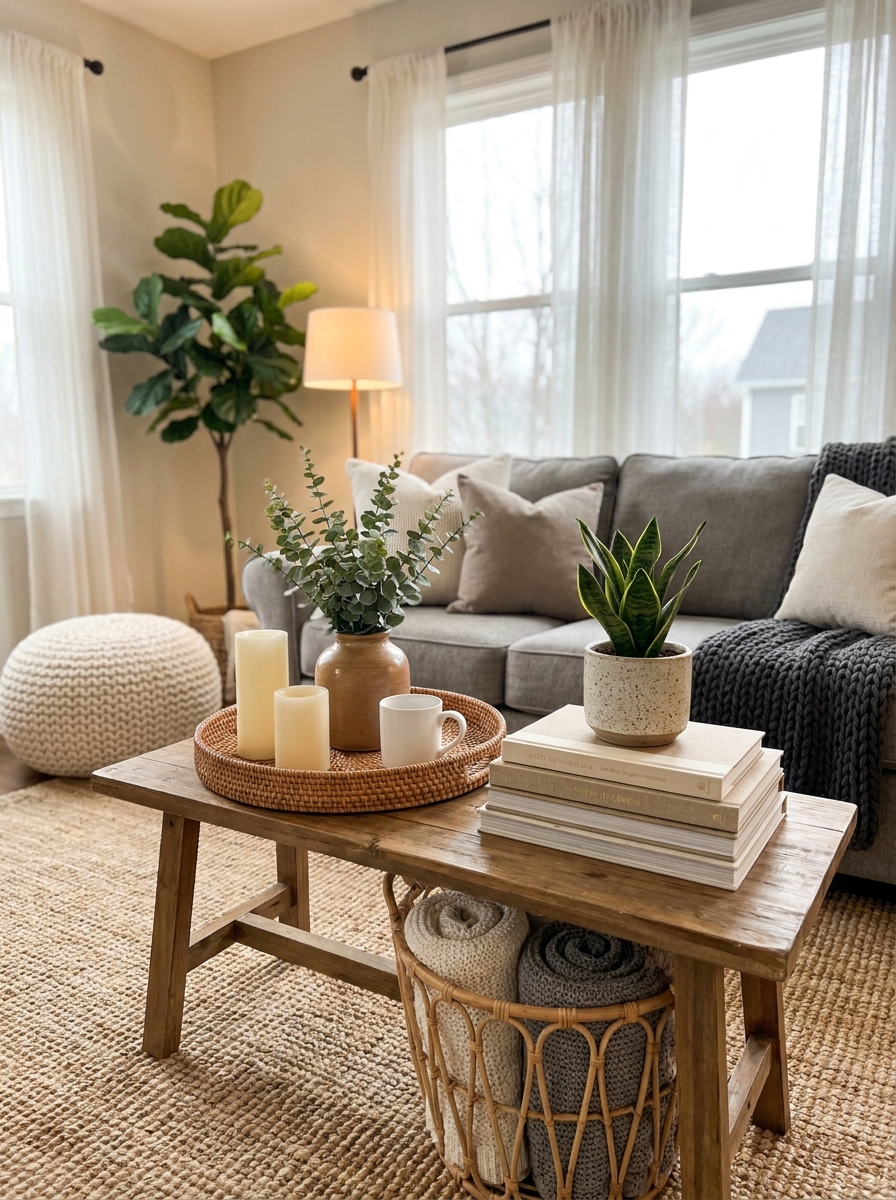 Style Your Coffee Table with Cozy Essentials
